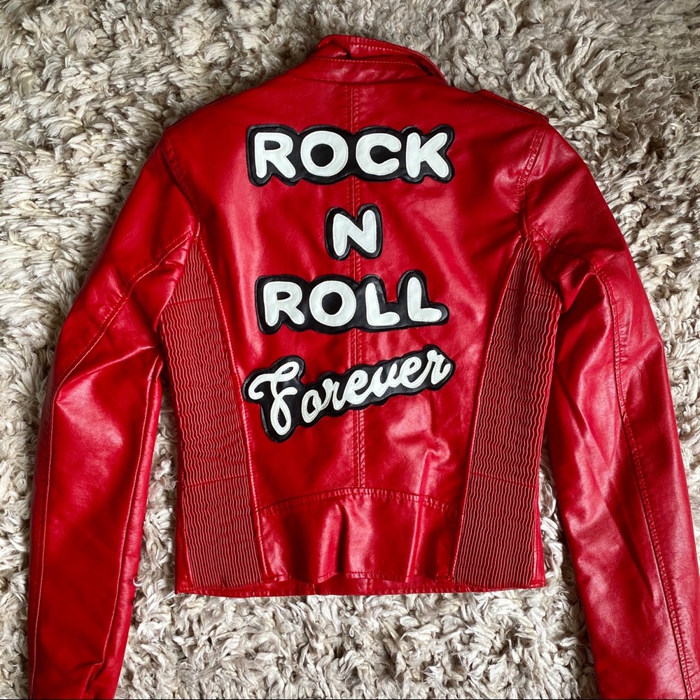 High Heel Suicide Red Leather Jacket Rock’n’Roll